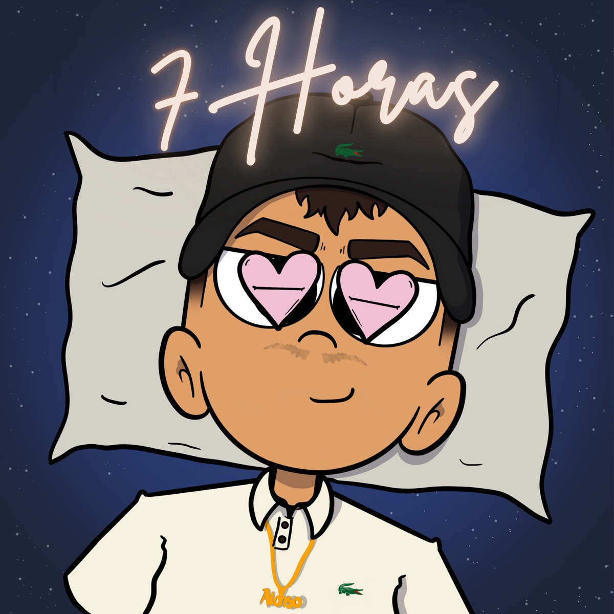 7 Horas - Single by ALONSO & Young Colli album cover