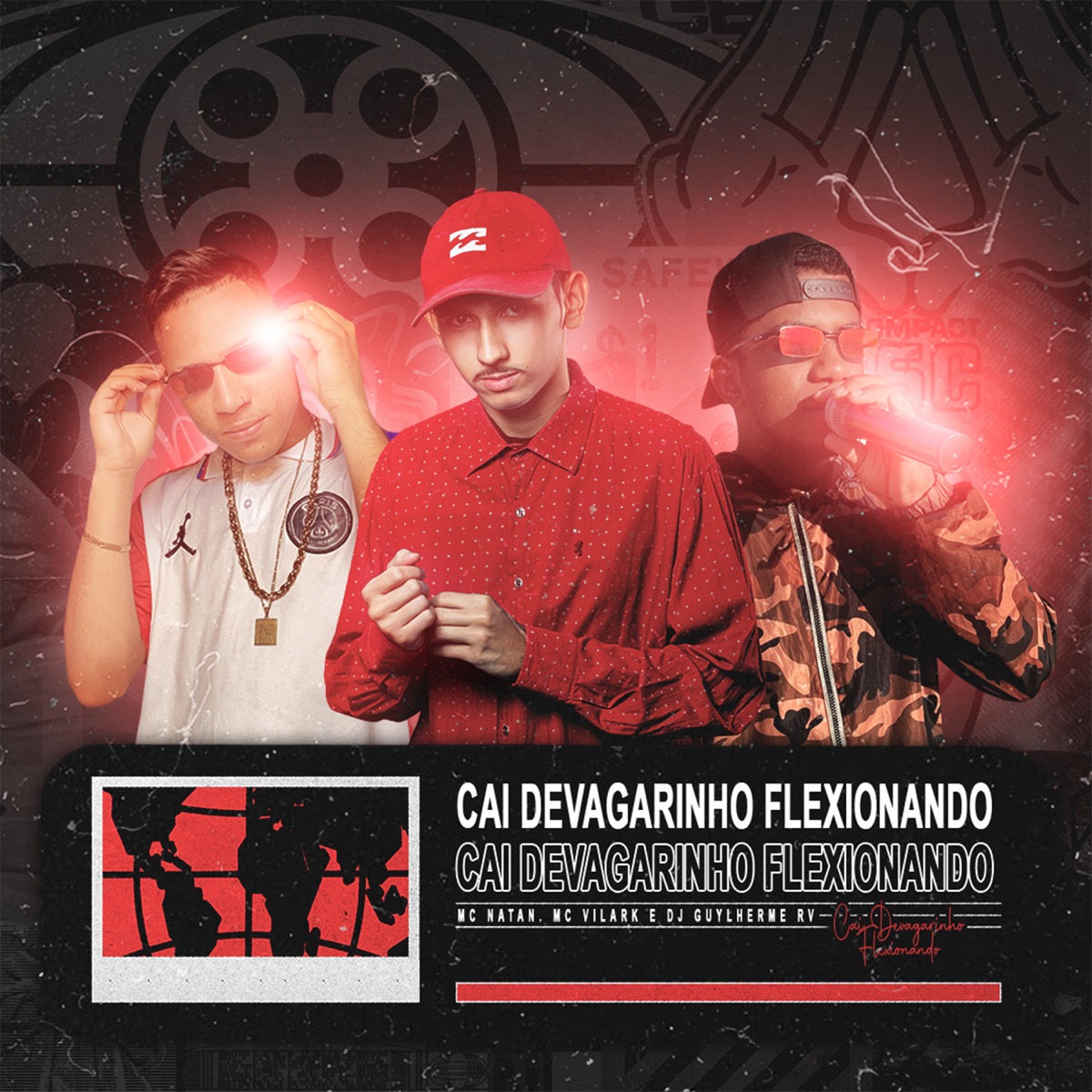 Cai Devagarinho, Flexionando - Single by DJ Guylherme RV, MC Natan & MC Vilark album cover