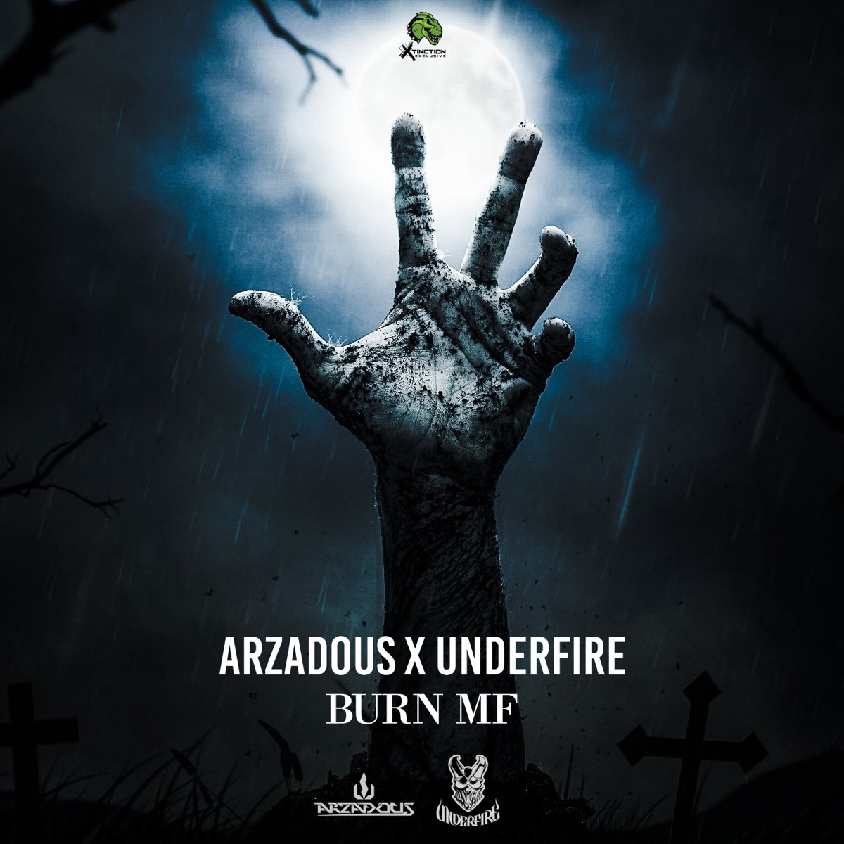Burn MF - Single by Arzadous & UnderFire album cover