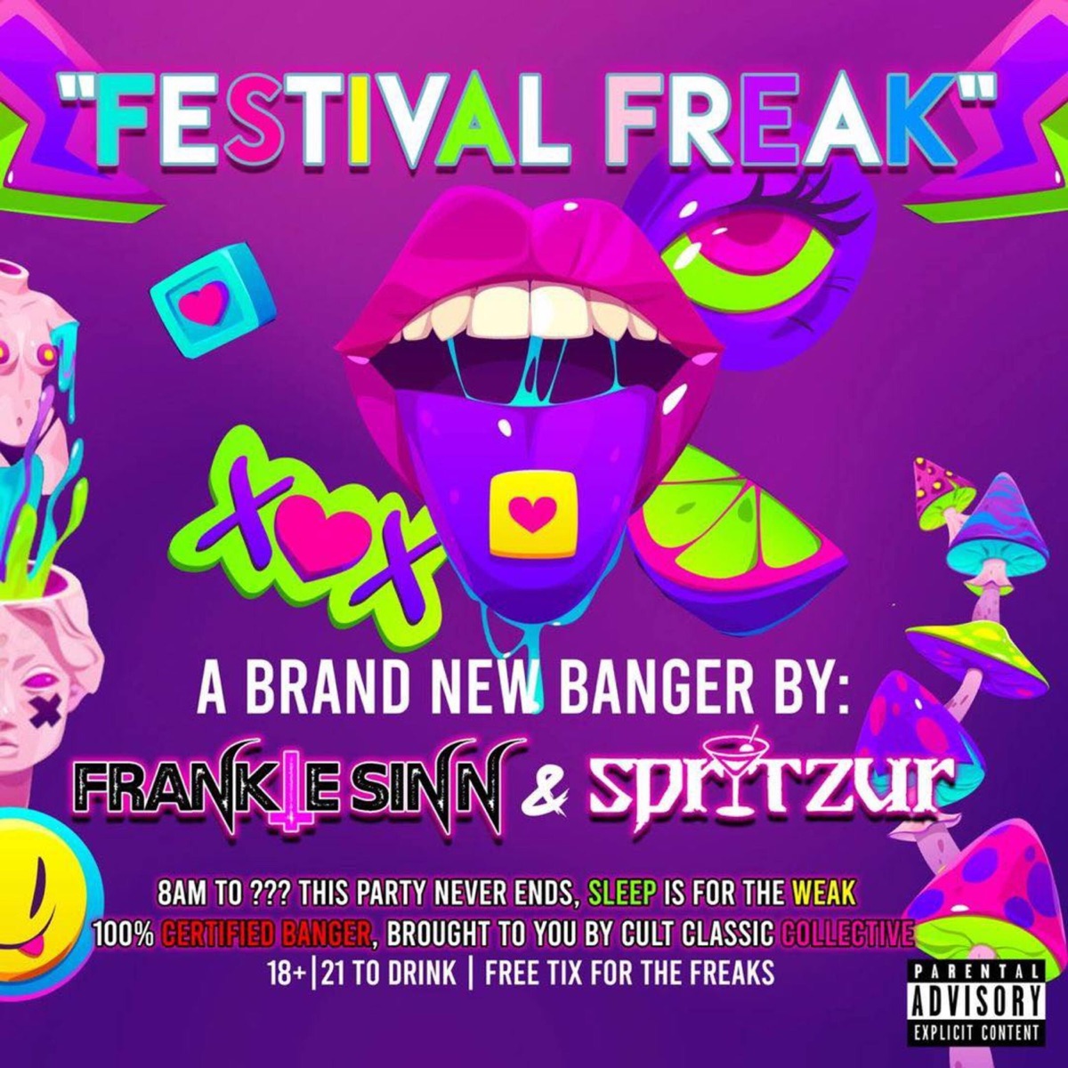 Festival Freak - Single by Spritzur & Frankie Sinn album cover
