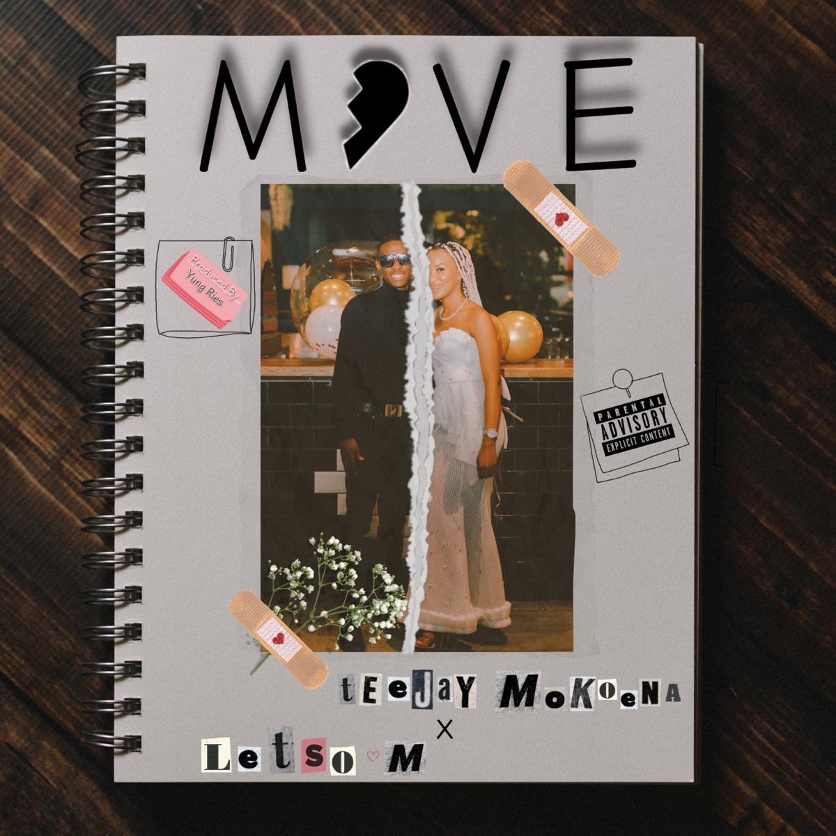 Move - Single by Teejay Mokoena & Letso. M album cover
