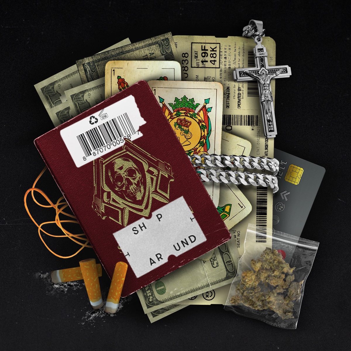 Adictos al dinero (feat. Kiwi Gvng) - Single by GASU EDITION album cover