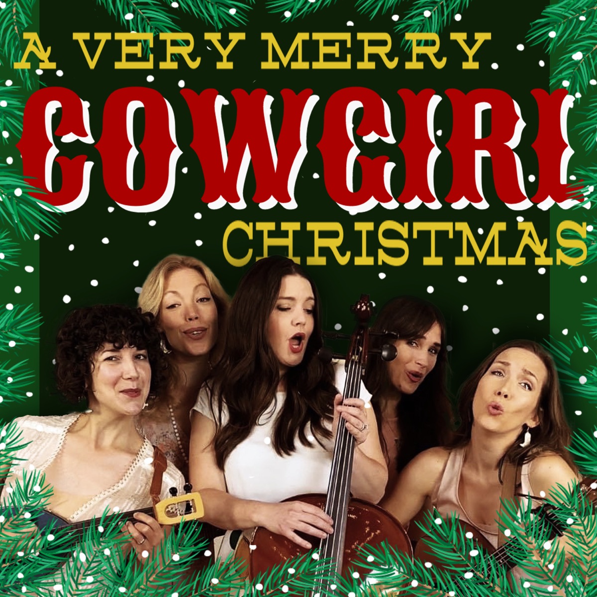 A Very Merry Cowgirl Christmas - EP by Opera Cowgirls album cover
