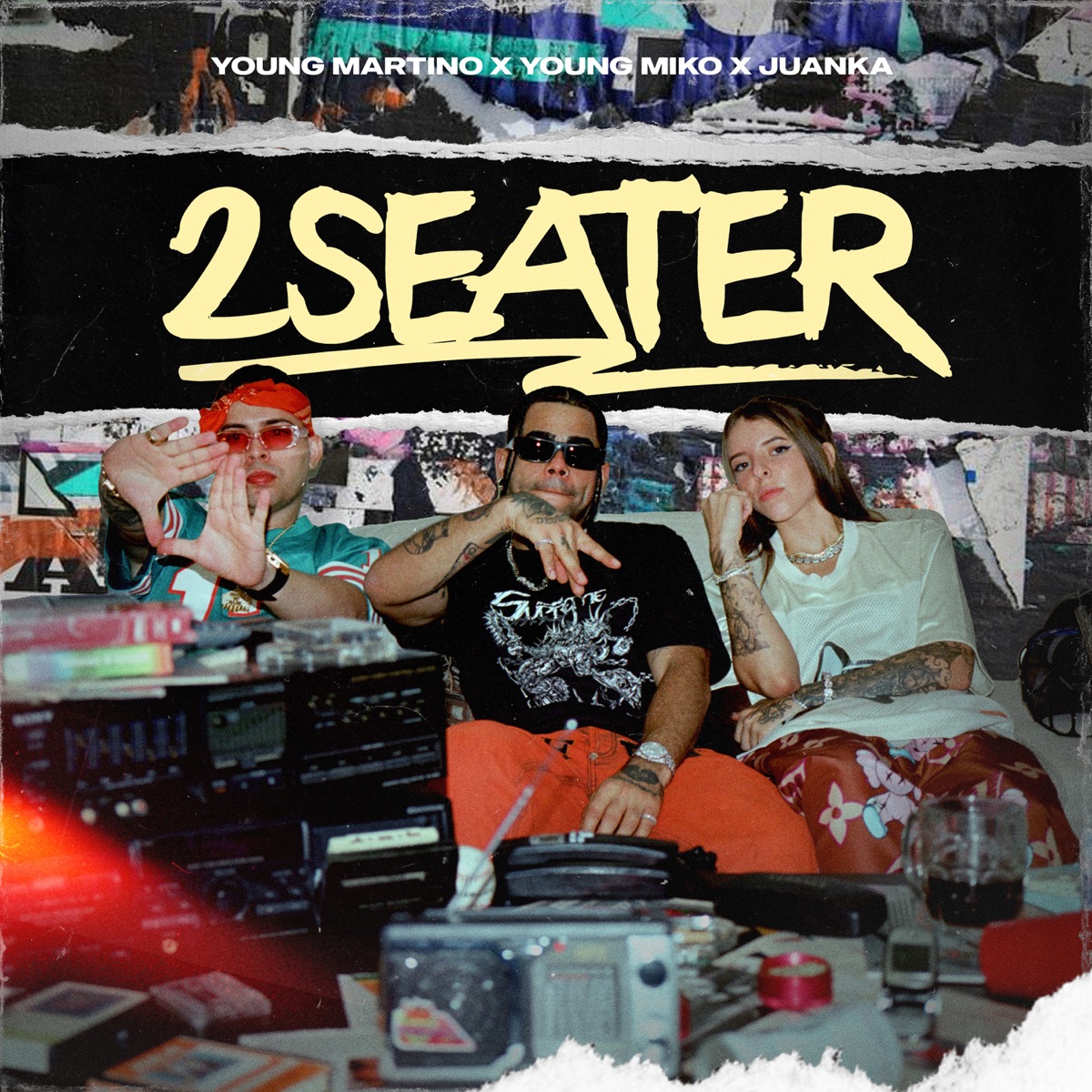 2seater - Single by Young Martino, Young Miko & Juanka album cover