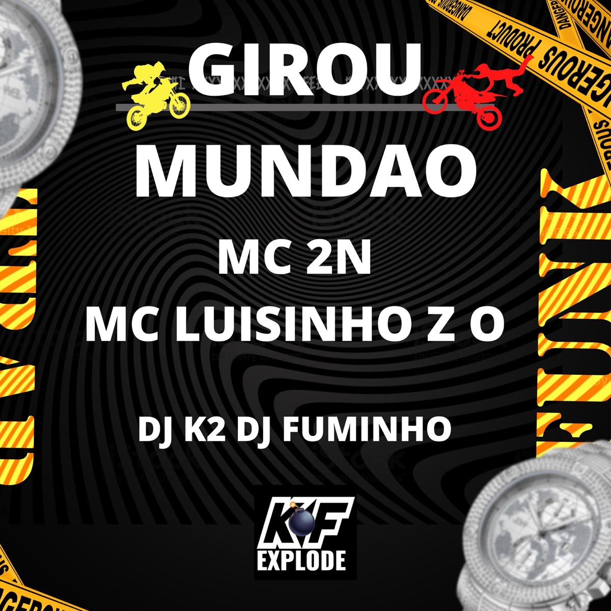 Girou Mundão (feat. Mc Luisinho Z O) - Single by MC 2N, Dj K2 & Dj Fuminho album cover