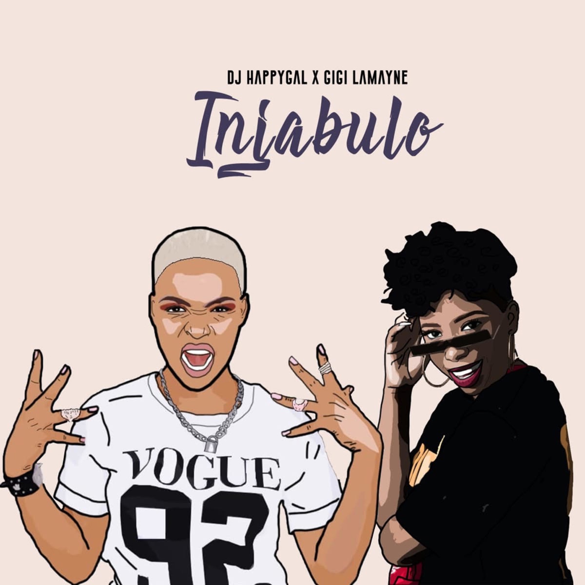 Injabulo (feat. Gigi Lamayne) - Single by DJ Happygal album cover