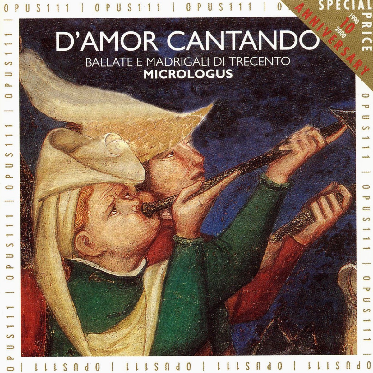 D'amor cantando: Ballate e madrigali di trecento by Patrizia Bovi & Ensemble Micrologus album cover
