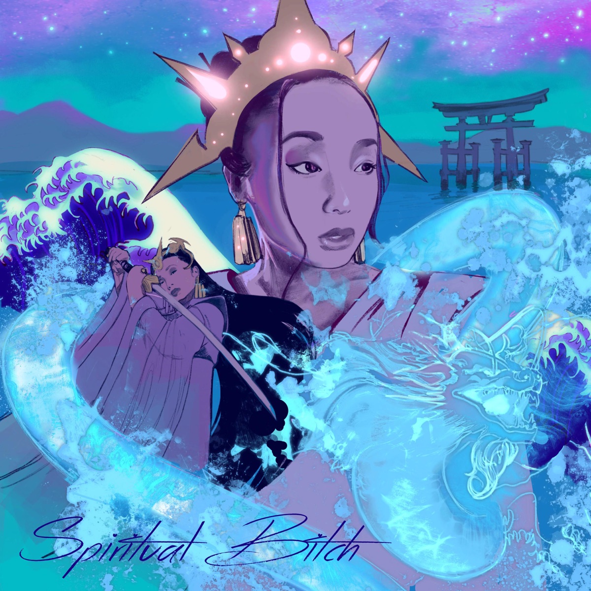 Spiritual Bitch - Single by COMACHI & MeccaGodZilla album cover