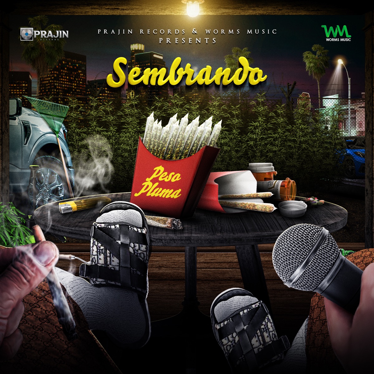 Sembrando - EP by Peso Pluma album cover artwork