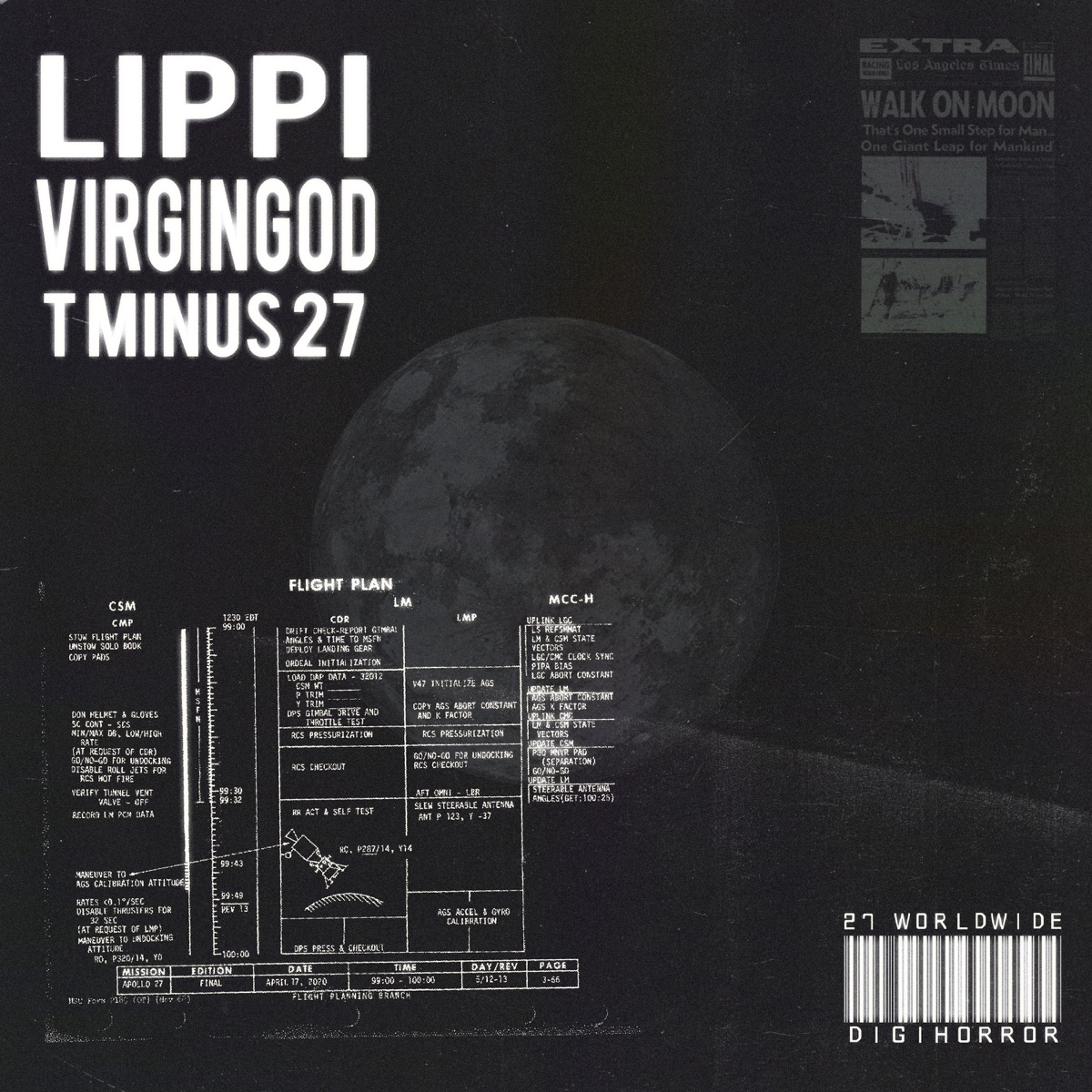 T Minus 27 - Single by Lippi & VirginGod album cover
