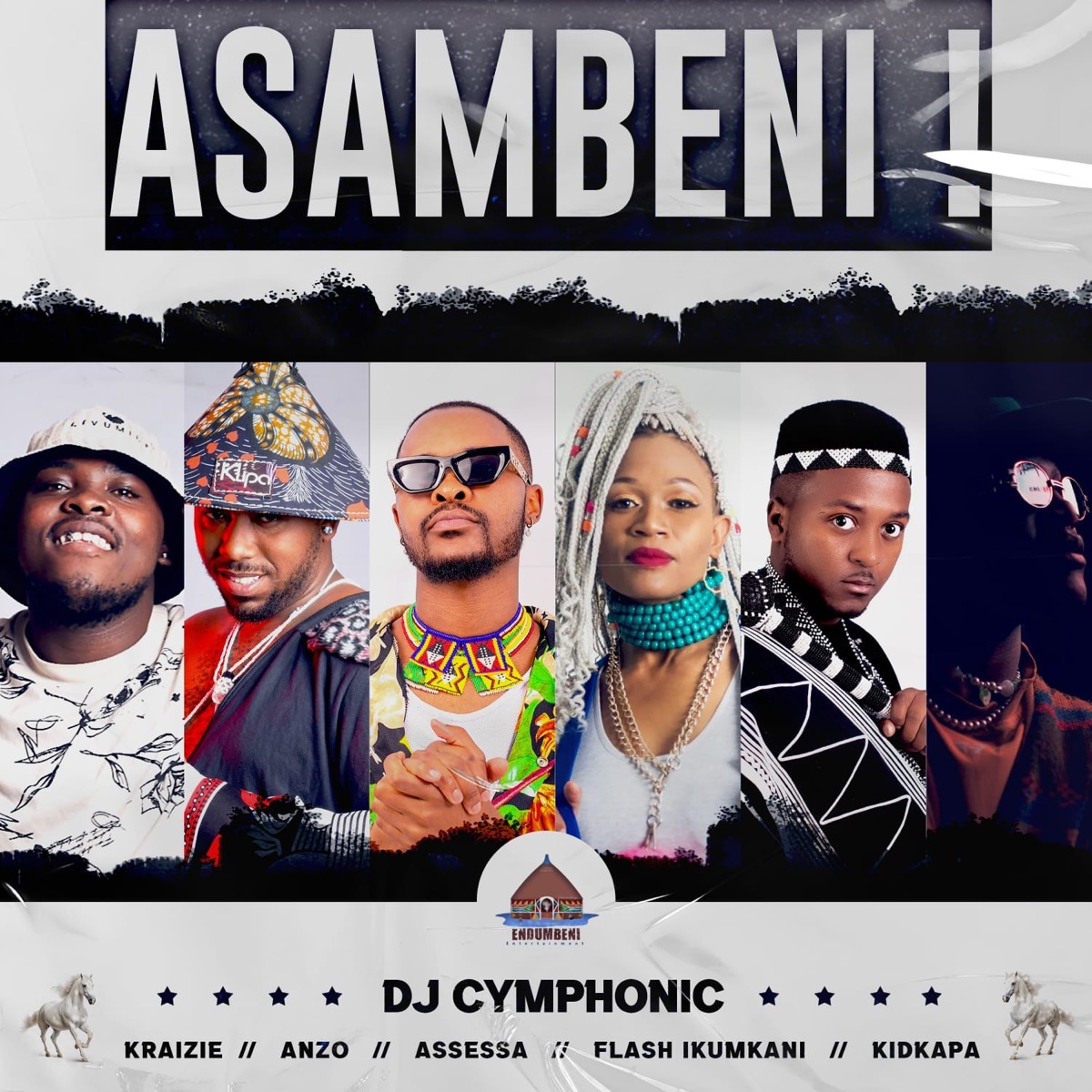 Asambeni (feat. Kraizie, Anzo, Flash Ikumkani, Assessa & KidKapa) - Single by DJ Cymphonic album cover