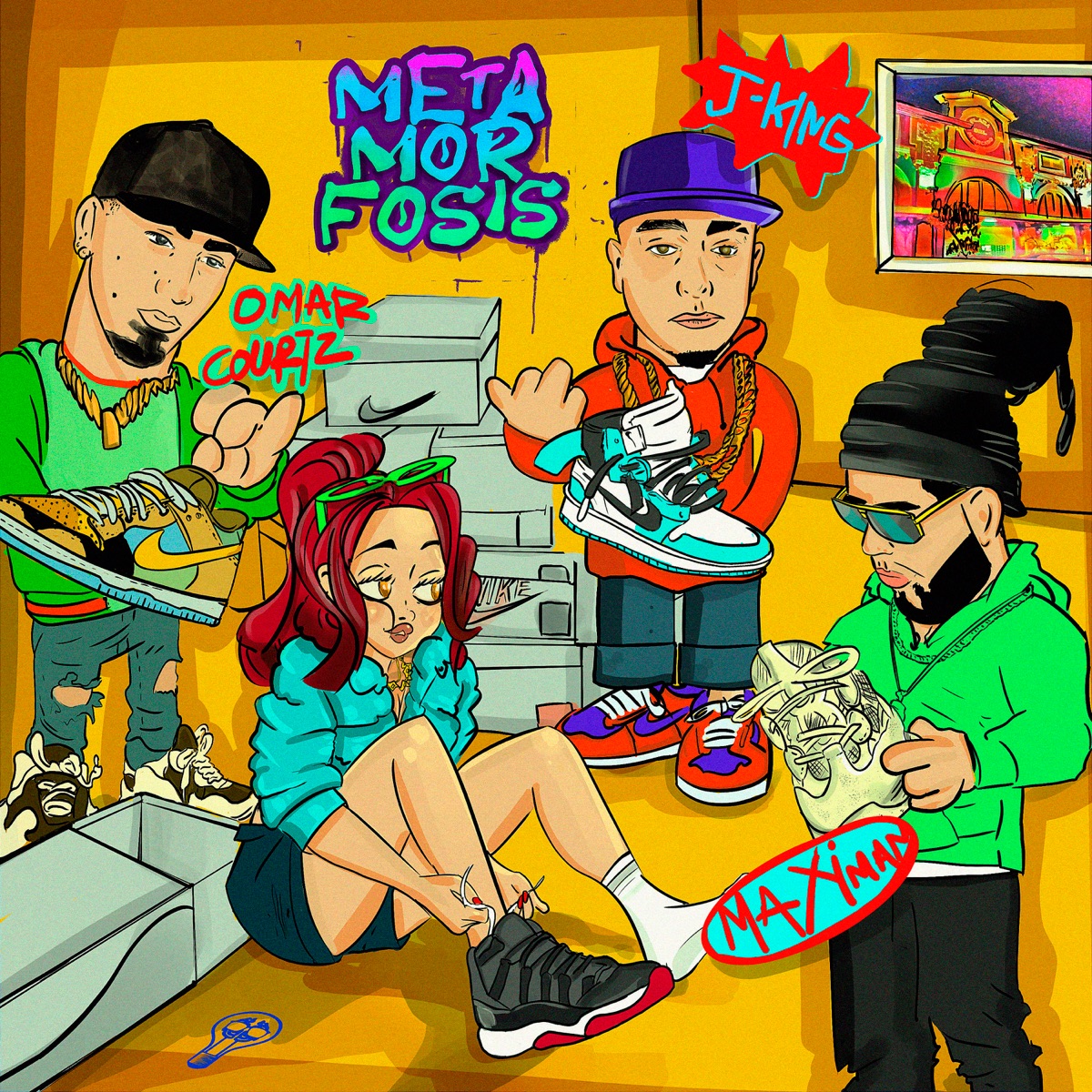 Metamorfosis - Single by J-King y Maximan & Omar Courtz album cover artwork