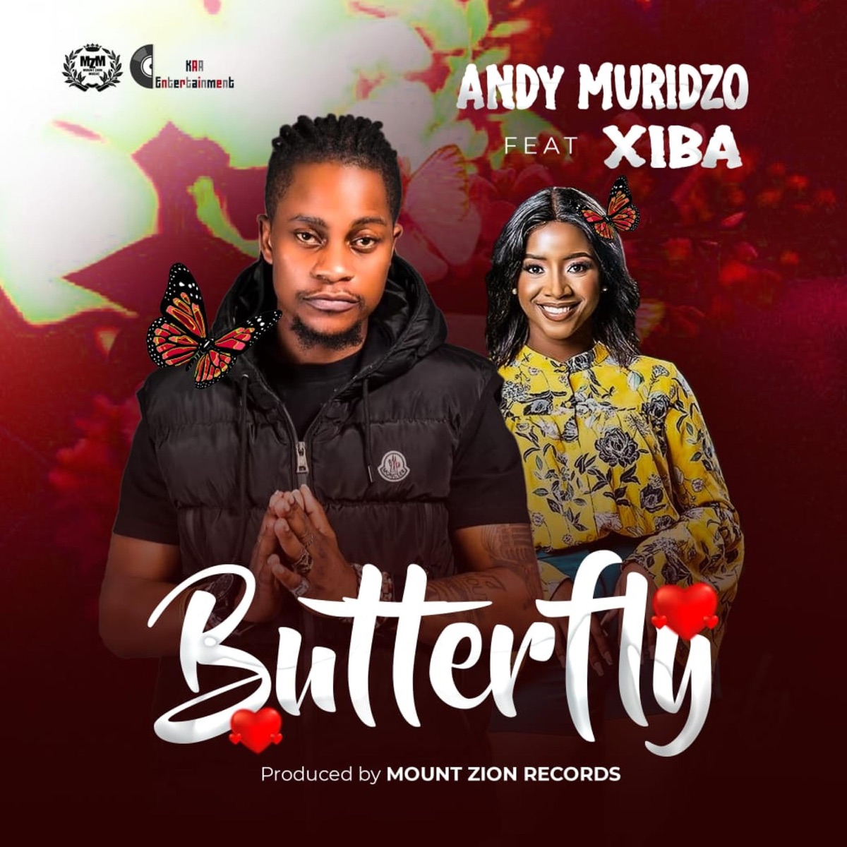 Butterfly (feat. Andy Muridzo & Xiba) - Single by Tman Mount Zion album cover