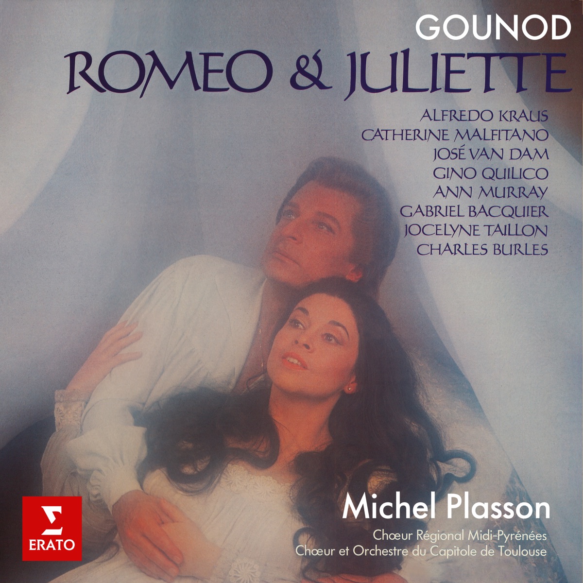 Gounod: Roméo et Juliette by Michel Plasson, Orchestre National du Capitole de Toulouse, Catherine Malfitano & Alfredo Kraus album cover
