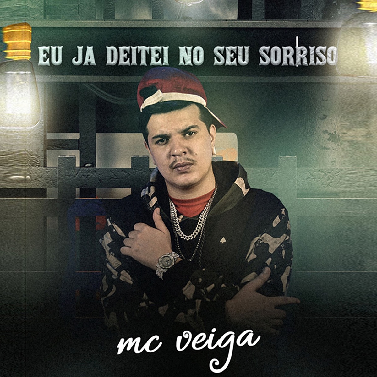 Eu já deitei no Seu Sorriso - Single by Mc veiga album cover