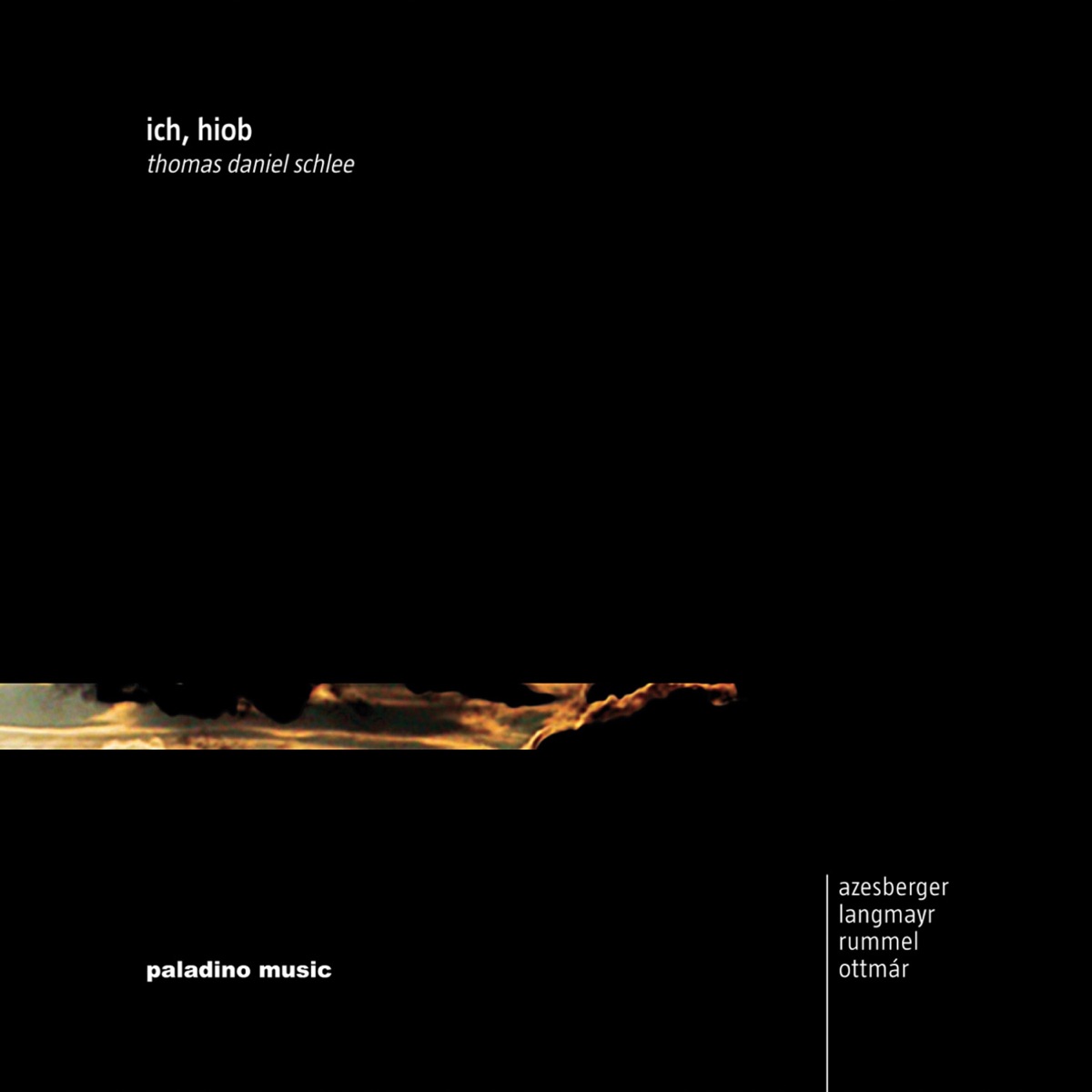 Schlee: "Ich, Hiob" by Kurt Azesberger, Ursula Langmayr & Martin Rummel album cover