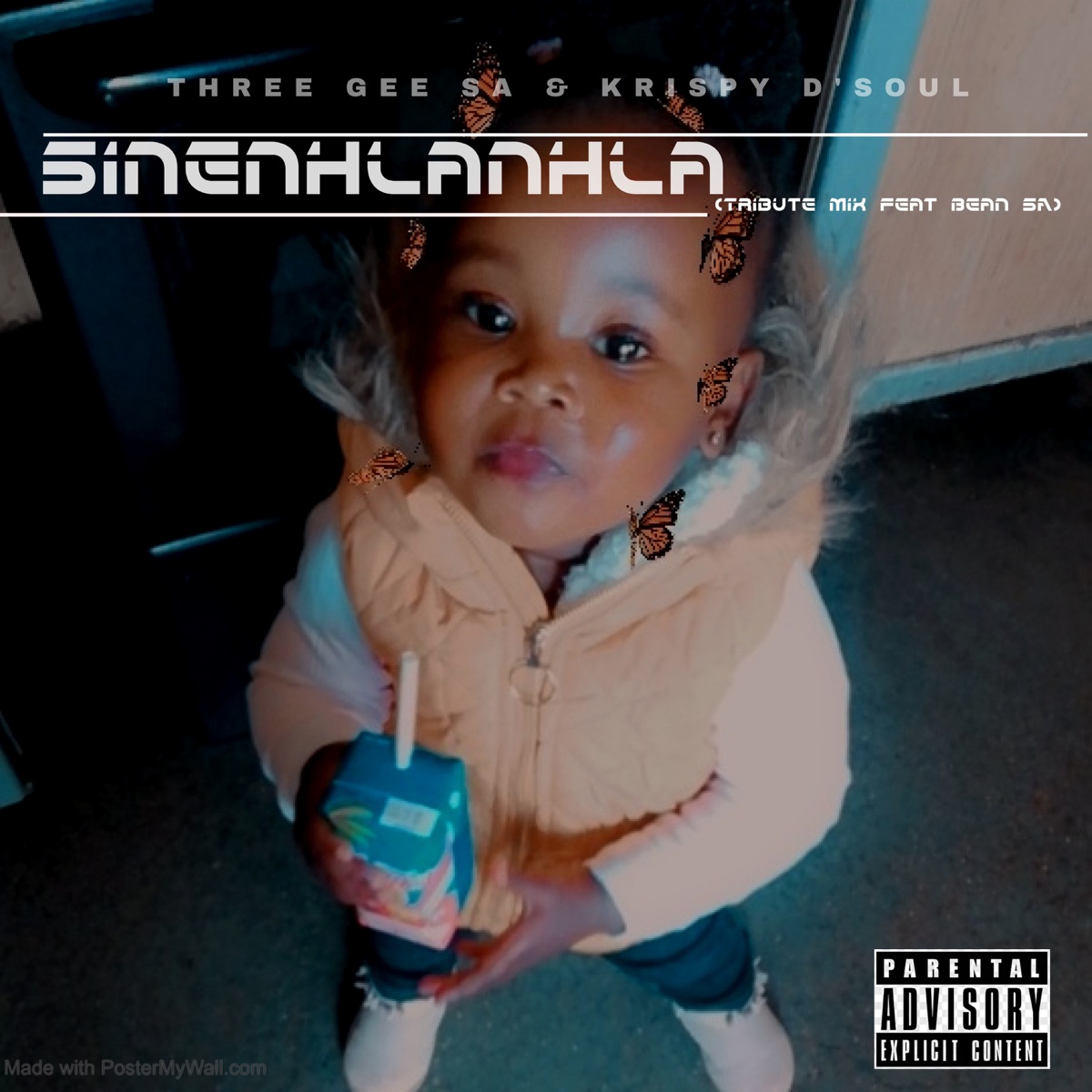 Sinenhlanhla (feat. Bean SA) [with Krispy D'soul] - Single by Three Gee SA album cover
