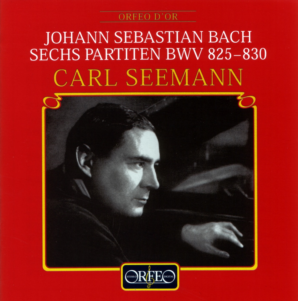 Bach: Keyboard Partitas Nos. 1-6 by Carl Seemann album cover