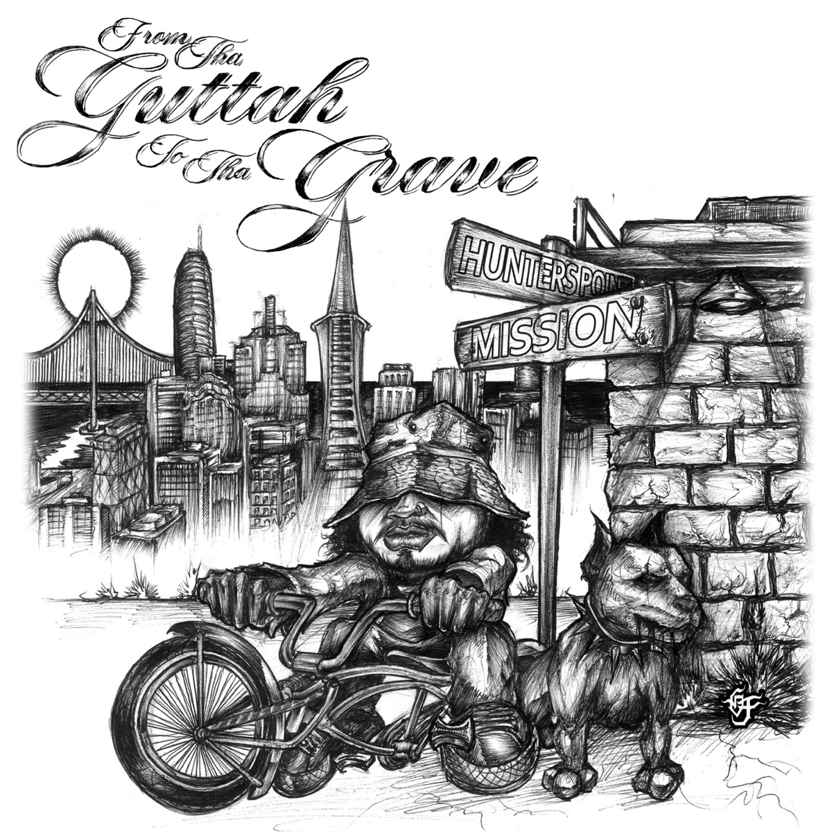 FROM THA GUTTAH TO THA GRAVE by Ramirez album cover