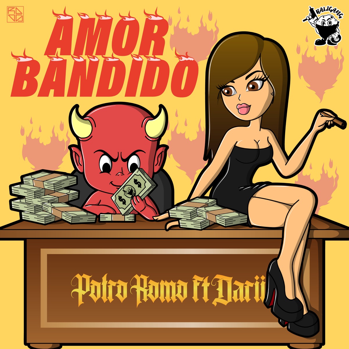 Amor Bandido (feat. DaRii) - Single by Potro Romo album cover