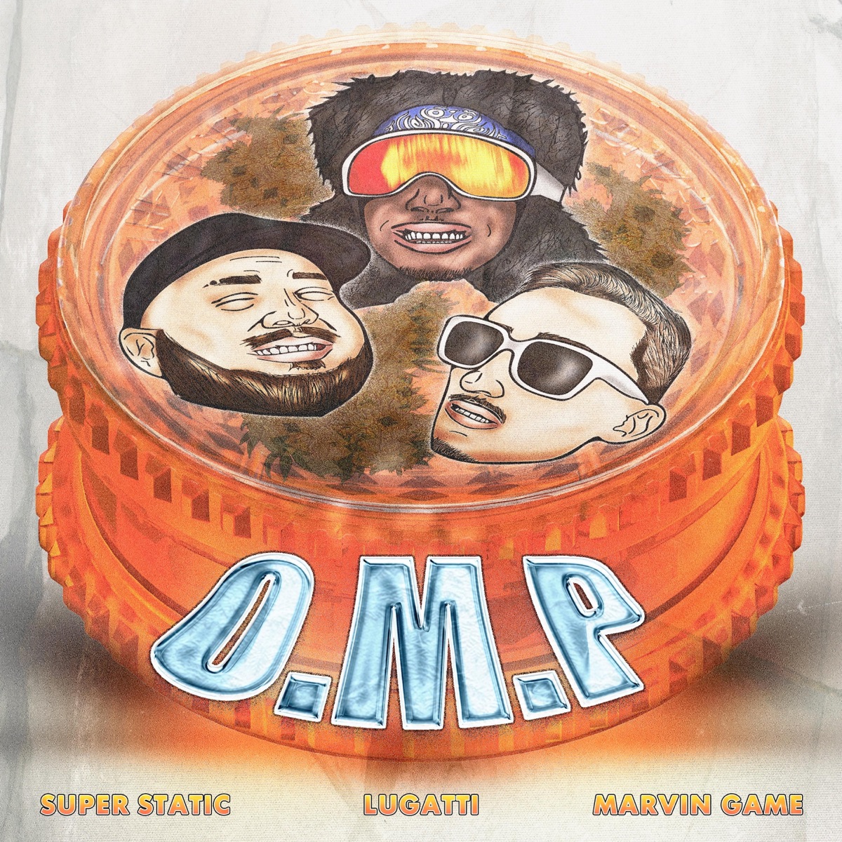 O.M.P (feat. Lugatti) - Single by Marvin Game & Super Static album cover