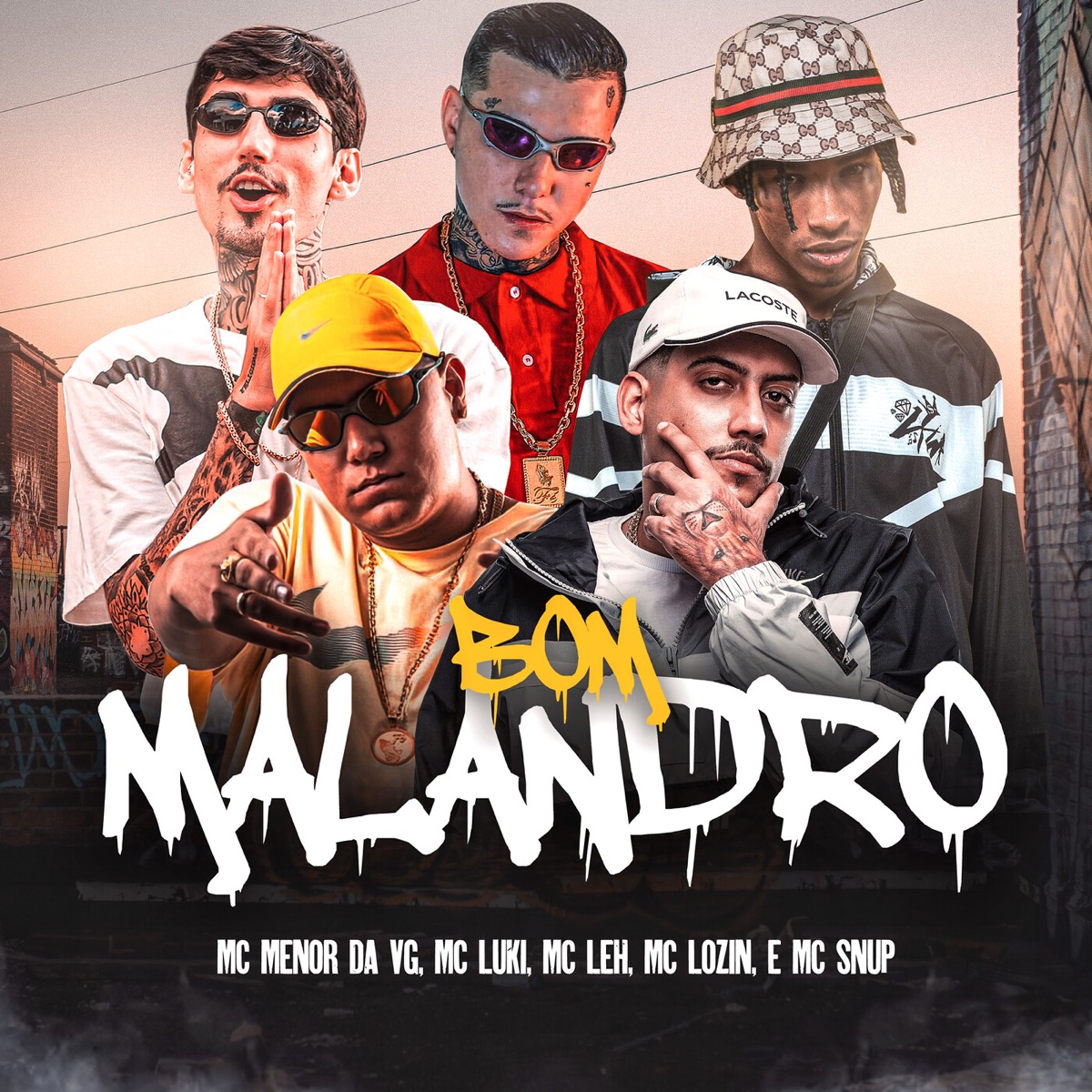 Bom Malandro (feat. MC Lozin & MC Snup) - Single by MC Menor da VG, MC Luki & Mc Leh album cover
