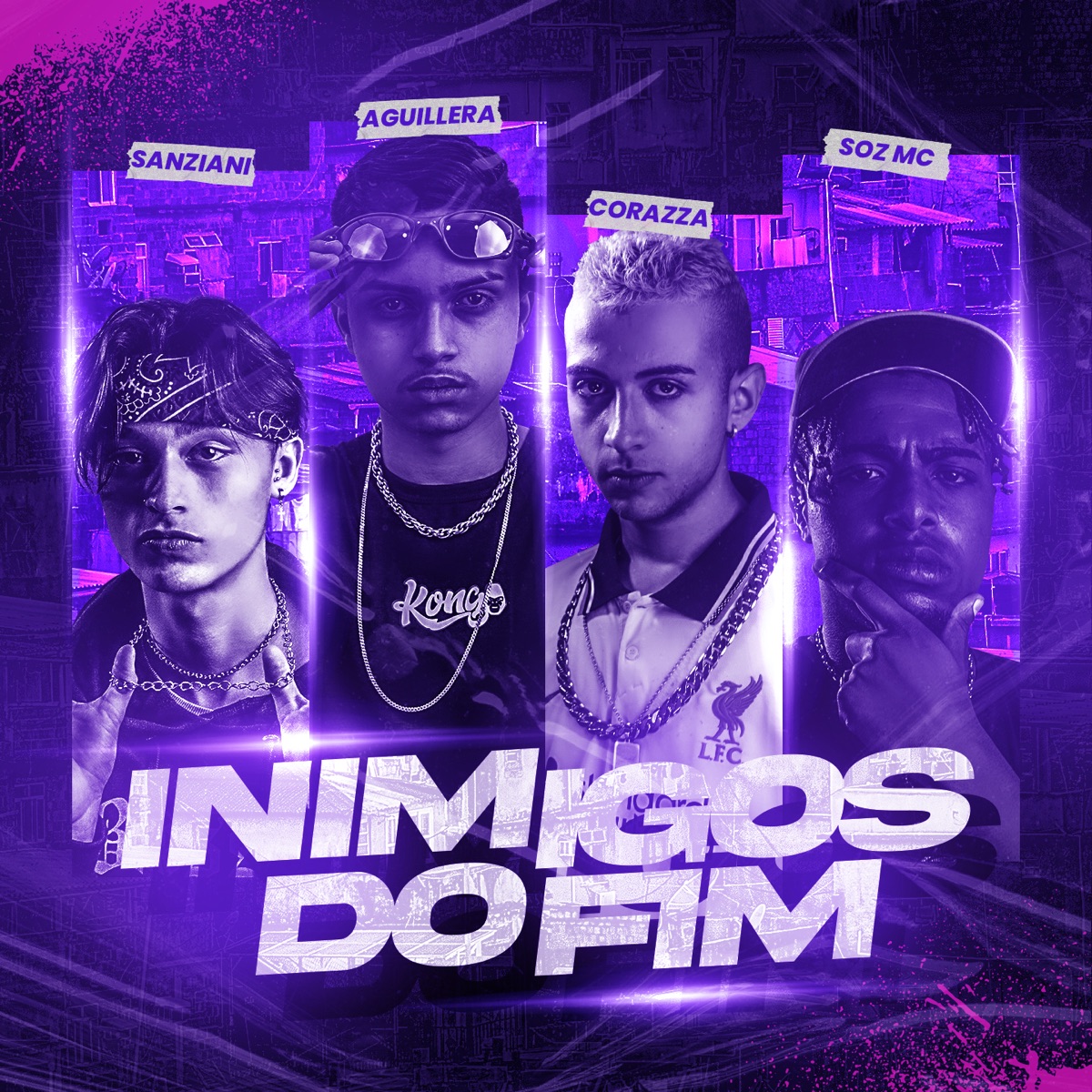 Inimigos do Fim (feat. Corazza, Sanziani, Soz Mc) - Single by Aguillera album cover