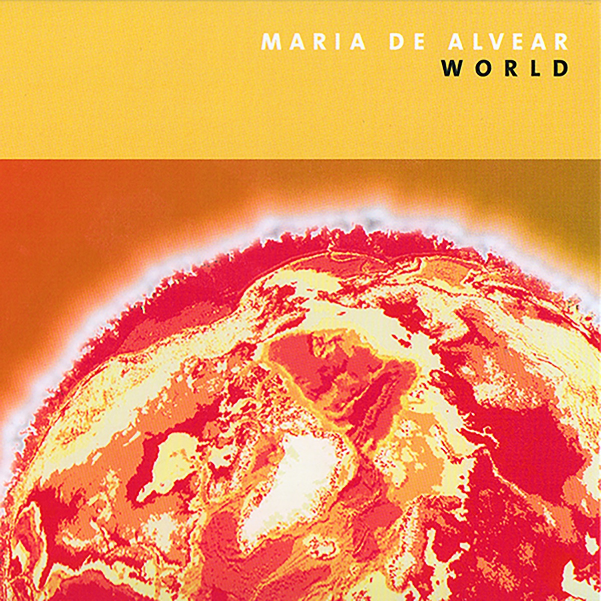 Maria de Alvear: World (Live) - Single by The Orchestra of the S.E.M. Ensemble, Hildegard Kleeb, Joseph Kubera & Petr Kotik album cover