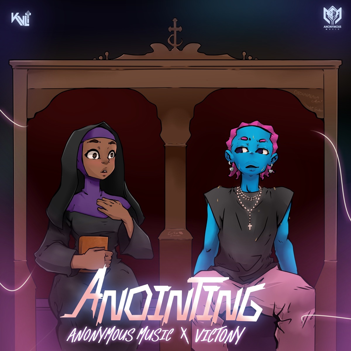 Anointing - Single by Anonymous Music & Victony album cover