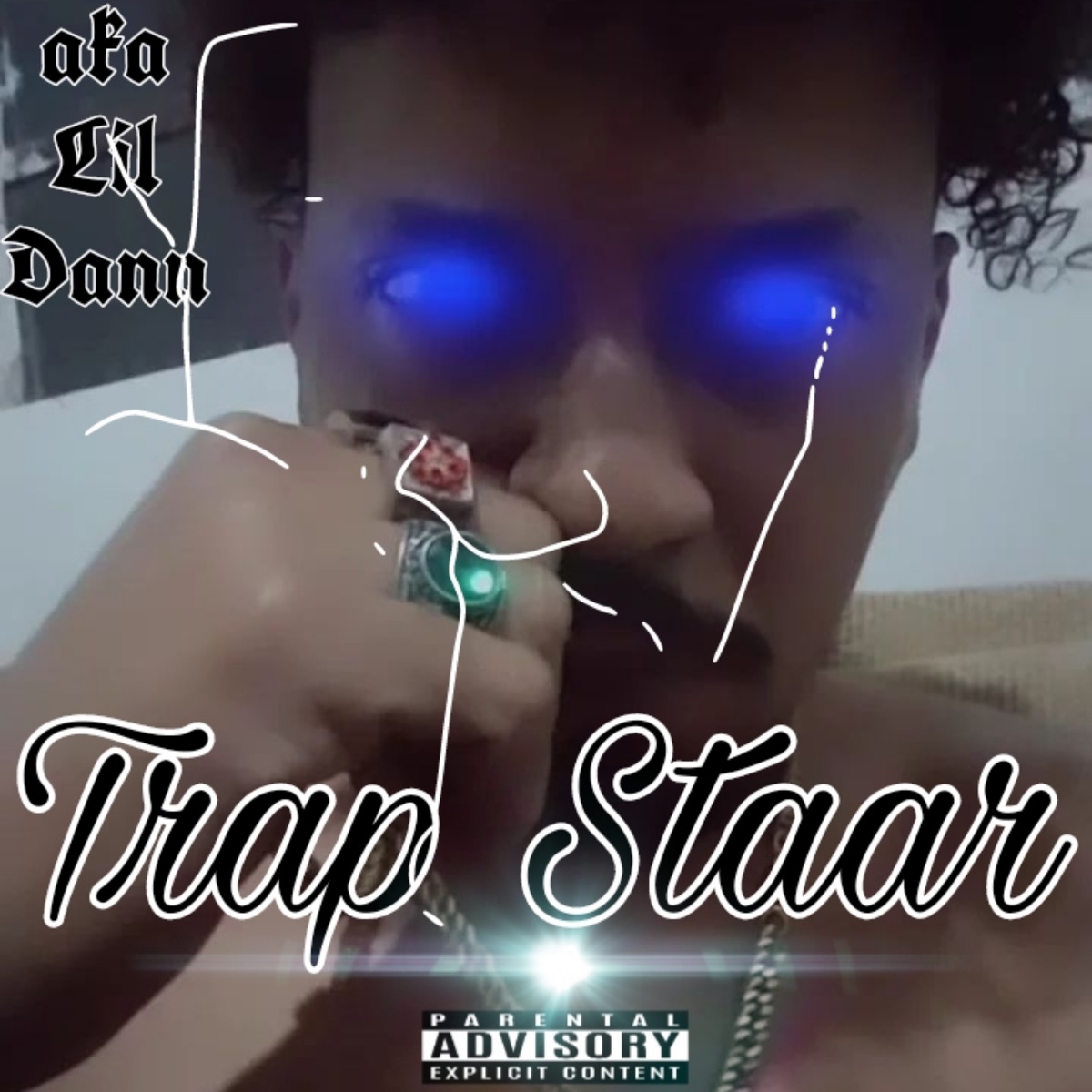 Trap Staar - Single by Lil Dann Oficiall album cover