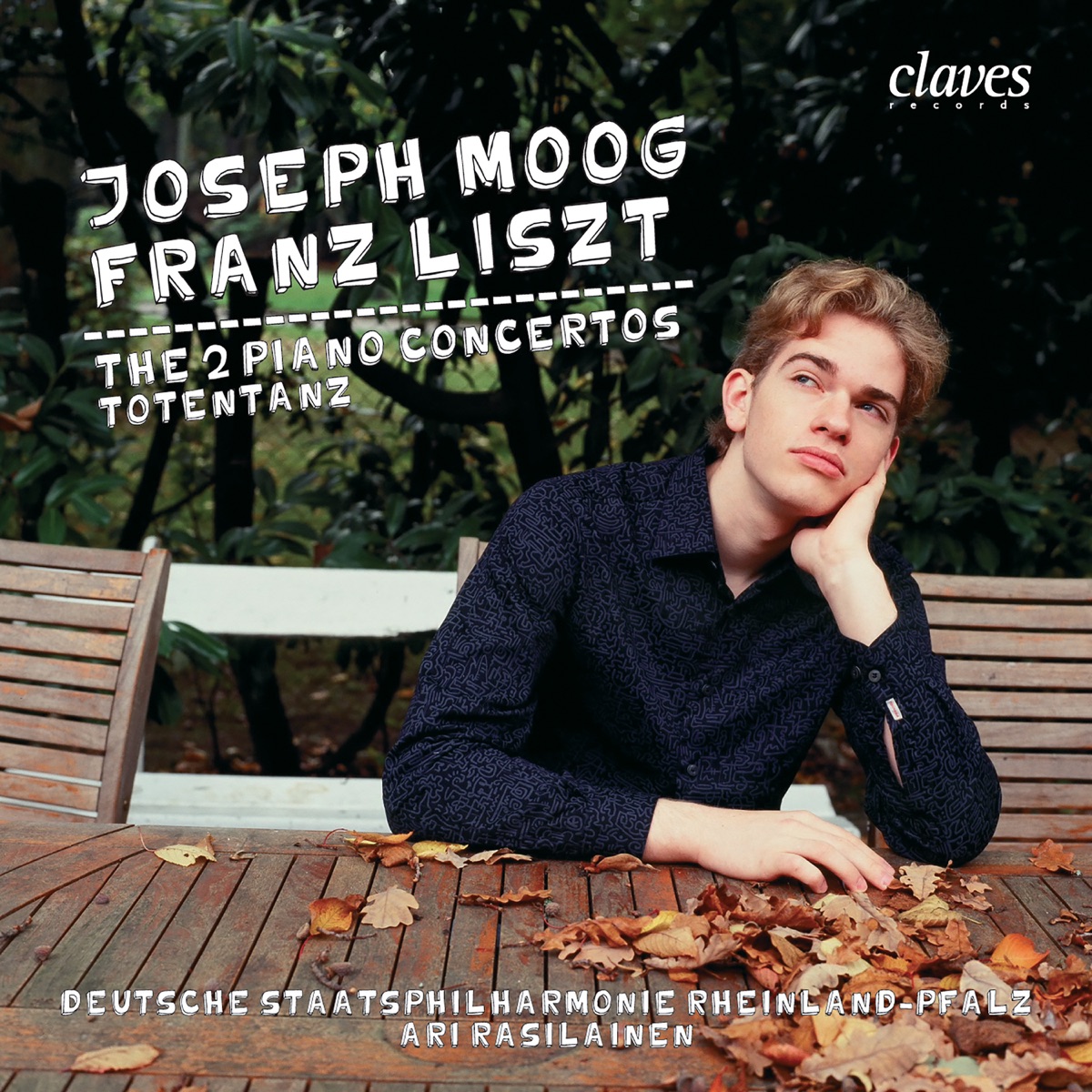 Franz Liszt: The Two Piano Concertos - Totentanz by Joseph Moog, Deutsche Staatsphilharmonie Rheinland-Pfalz & Ari Rasilainen album cover