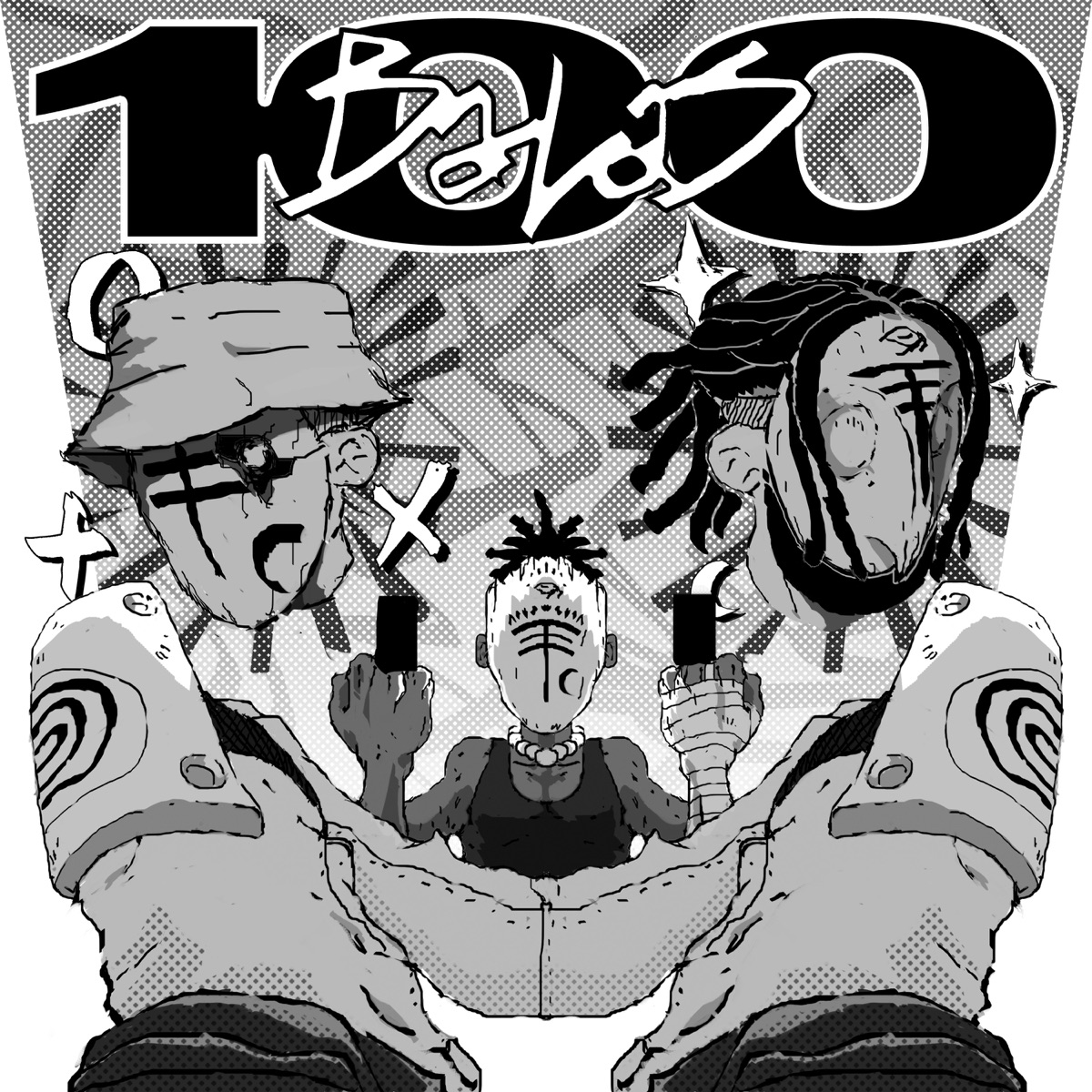 100 Balas (feat. T.H. & Kadow) - Single by RT Mallone & Coruja Bc1 album cover