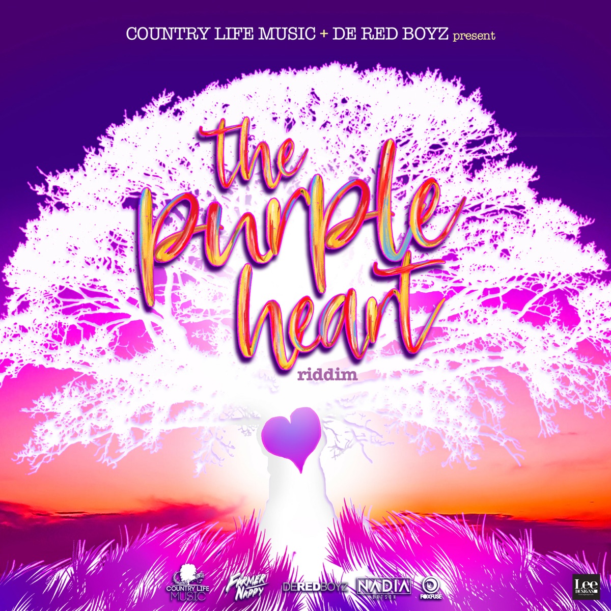 The Purple Heart Riddim - Single by Farmer Nappy & Nadia Batson album cover