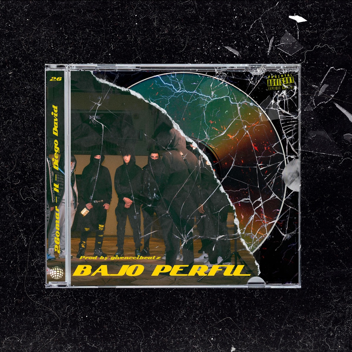 Bajo Perfil (feat. DiiegoDaviid & H) - Single by Givencci & 26 Omar album cover