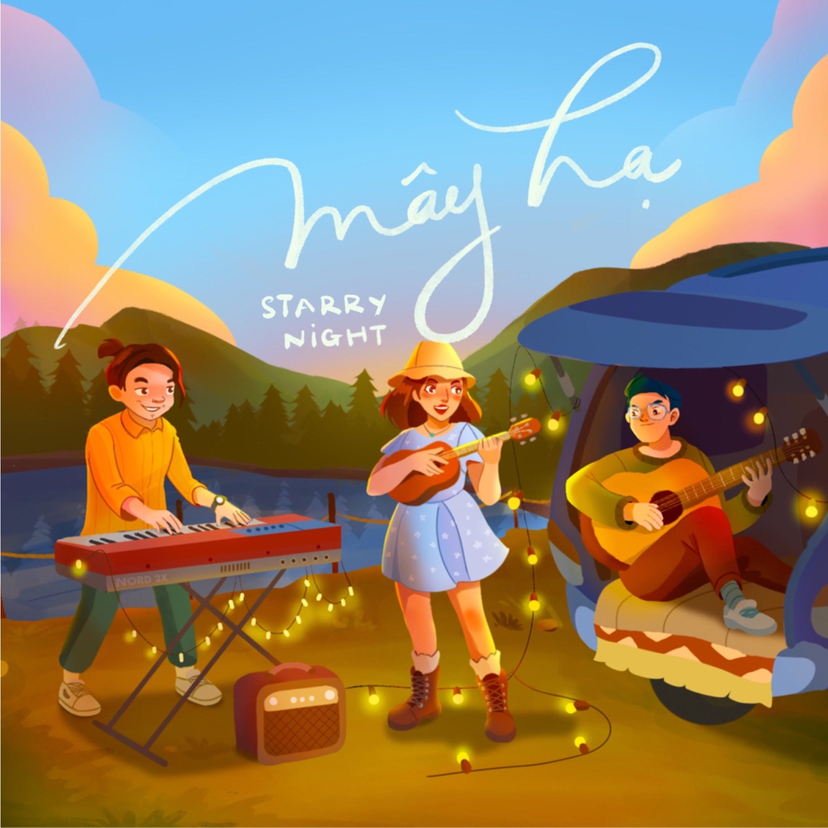 Mây Hạ (feat. Muộii) - Single by Starry Night album cover