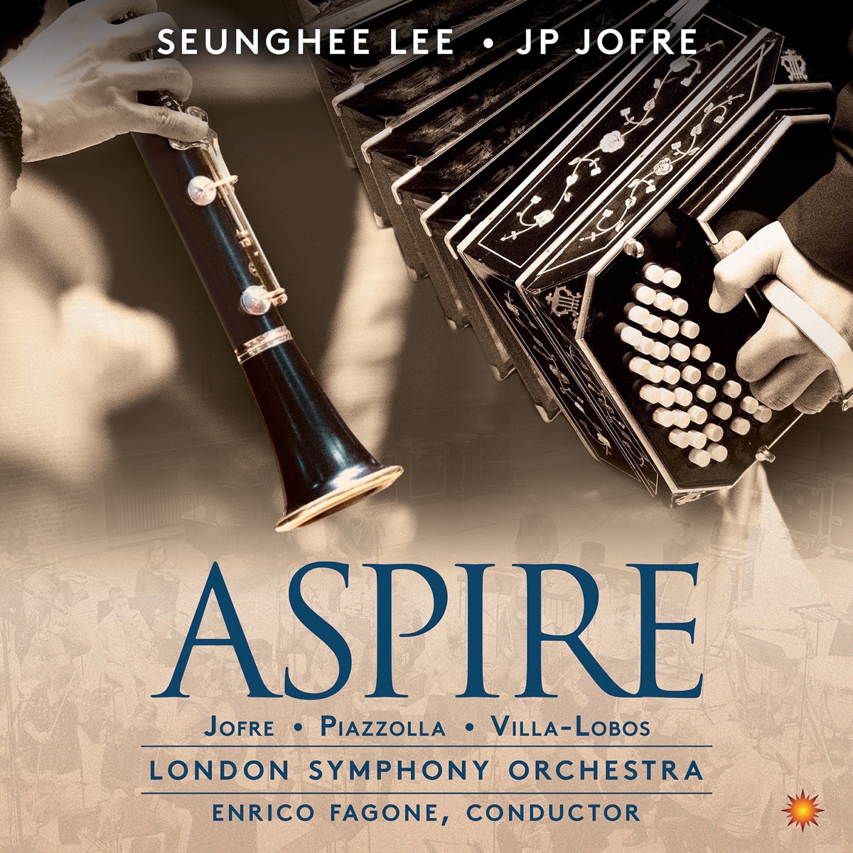Aspire by Seunghee Lee, JP Jofre & London Symphony Orchestra album cover