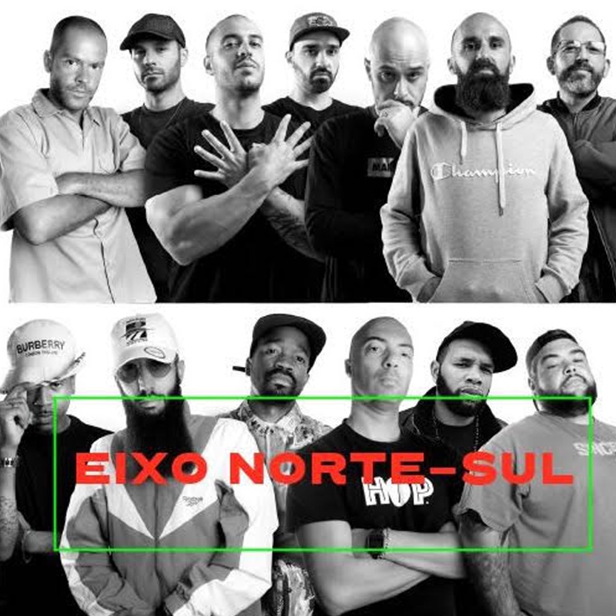 Eixo Norte-Sul - EP by Kappa Jotta, xeg, Deezy, Sir Scratch, Chullage, Mundo Segundo, Johnny Virtus, Ace, Deau, Maze, DJ Spot, Dj Guze & Dj Big album cover