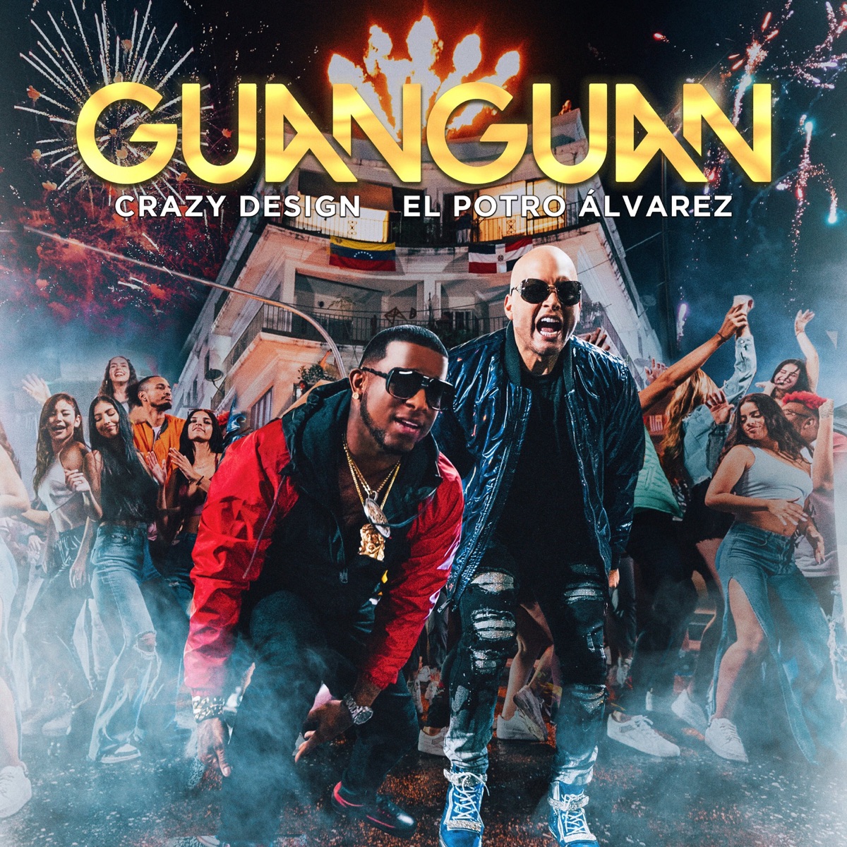 Guanguan - Single by Crazy Design & El potro Álvarez album cover