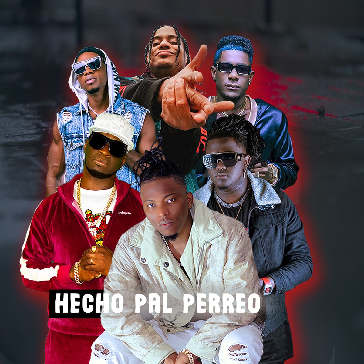 Hecho Pal Perreo (feat. Shaspireman, Jostata Lvl, Mike Floz, J Guelmi & Real Black) - Single by Tewhik Dj album cover