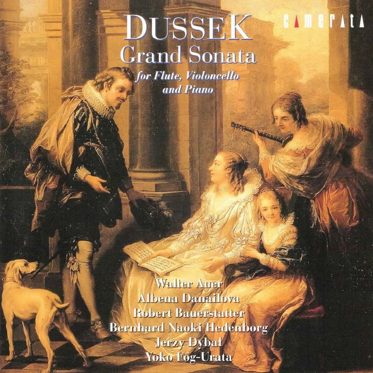 Dussek: Grand Sonata by Walter Auer, Albena Danailova & Robert Bauerstatter album cover