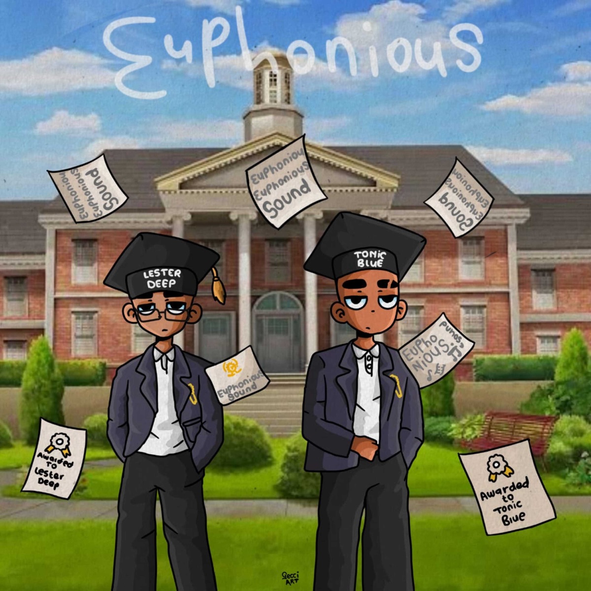 Euphonious Sounds Ep by Lester Deep & Tonic Blue album cover