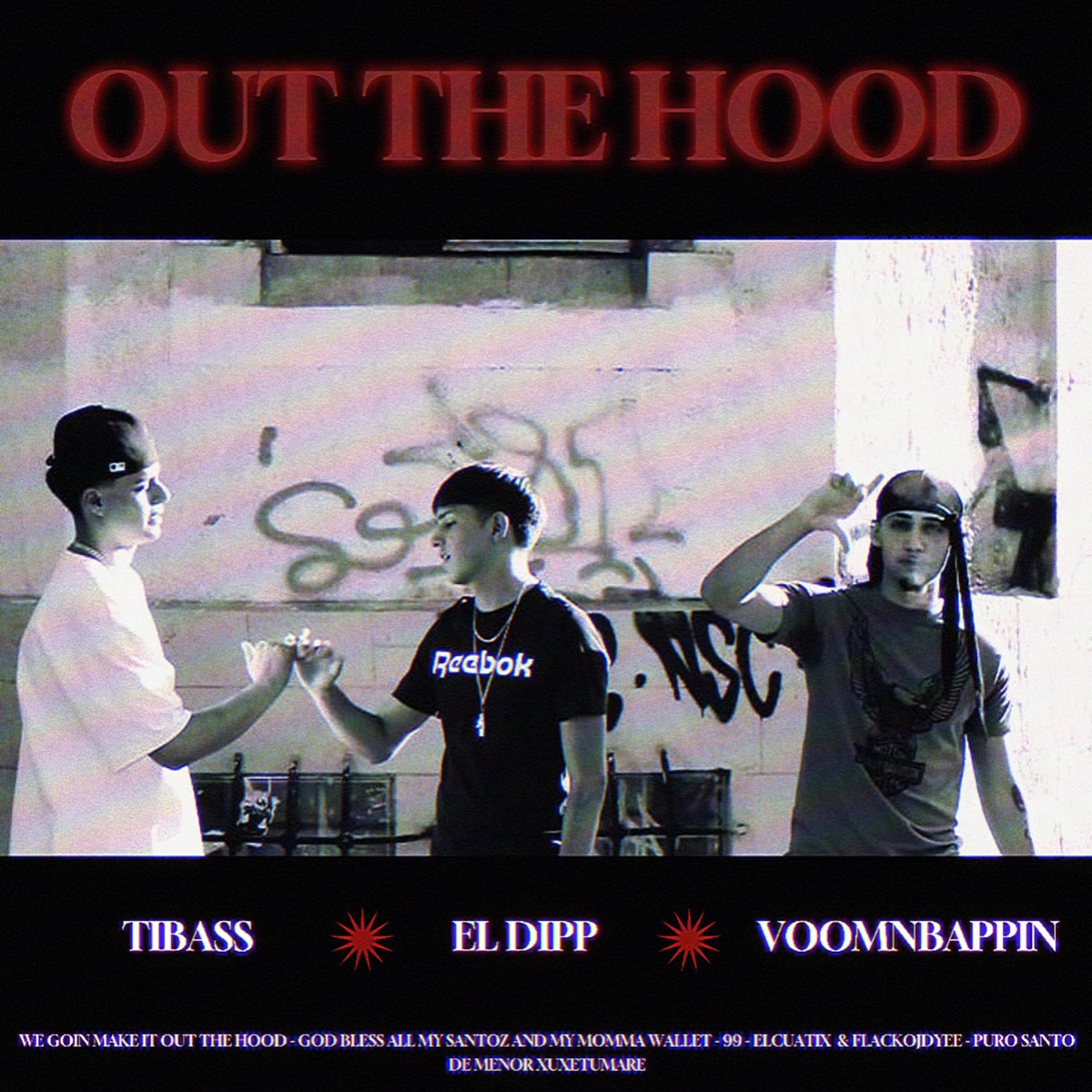 OUT THE HOOD (feat. TIBASS & voomnbappin) - Single by El Dipp album cover