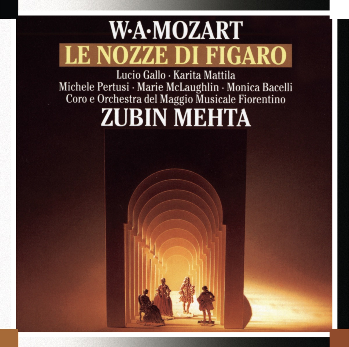Mozart: Le Nozze di Figaro by Zubin Mehta, Karita Mattila, Lucio Gallo & Orchestra del Maggio Musicale Fiorentino album cover