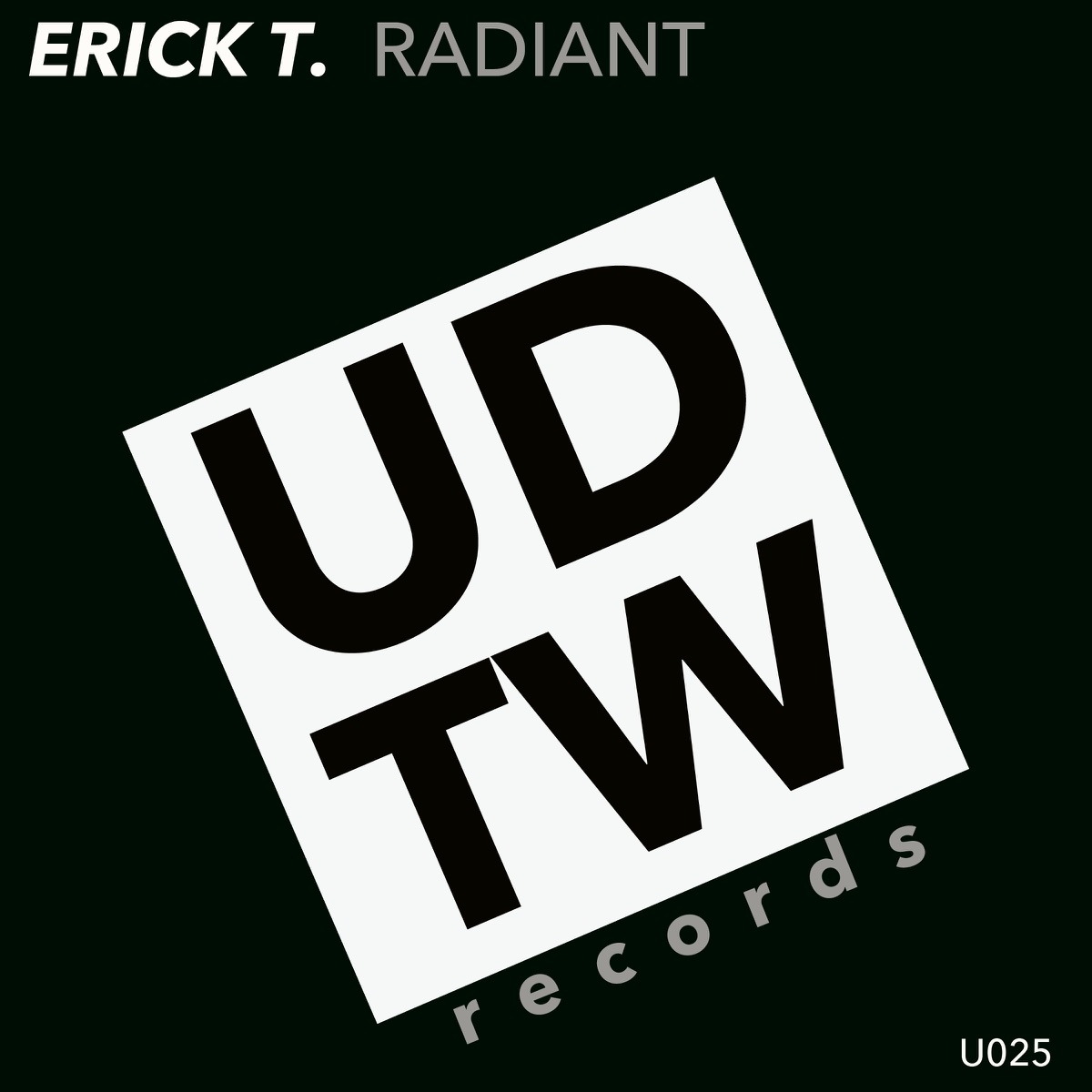 Radiant - Single by Erick T album cover
