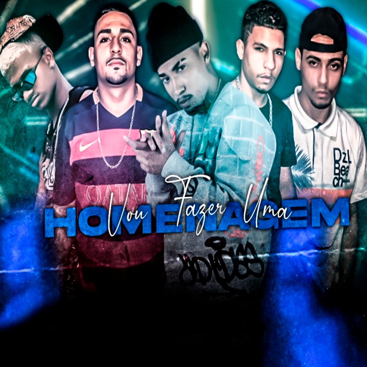 Vou Fazer uma Homenagem (feat. Roger & Mano Dembele) - Single by Danilo Perverso, Mc Bruxo da VR & junior novamente album cover