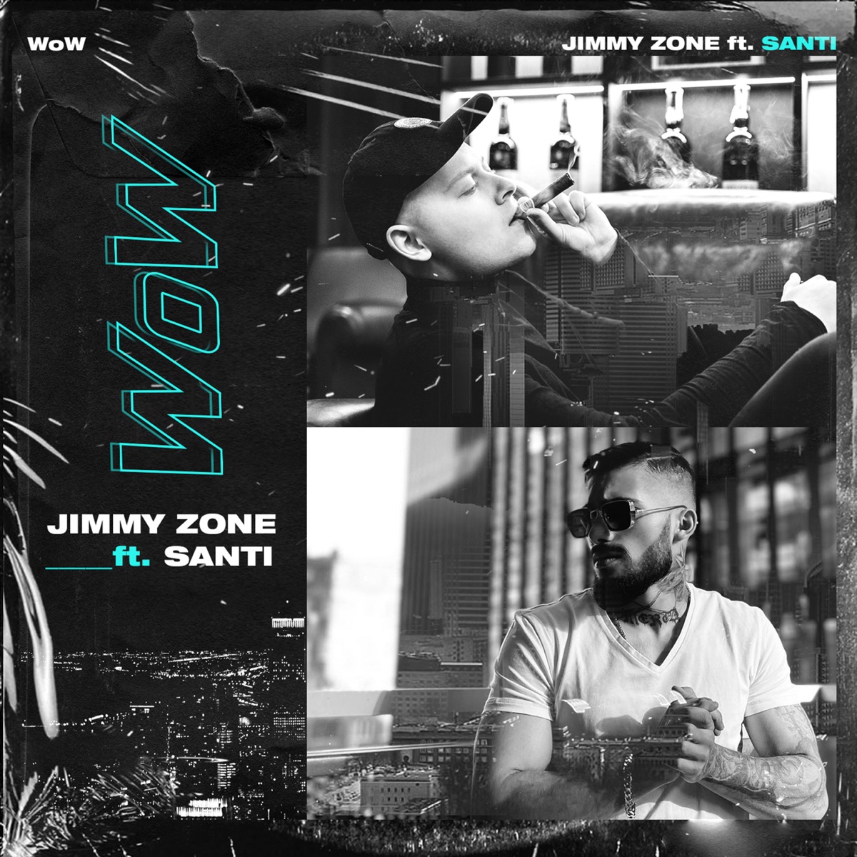 WoW (feat. Santi) - Single by Jimmy Zone album cover