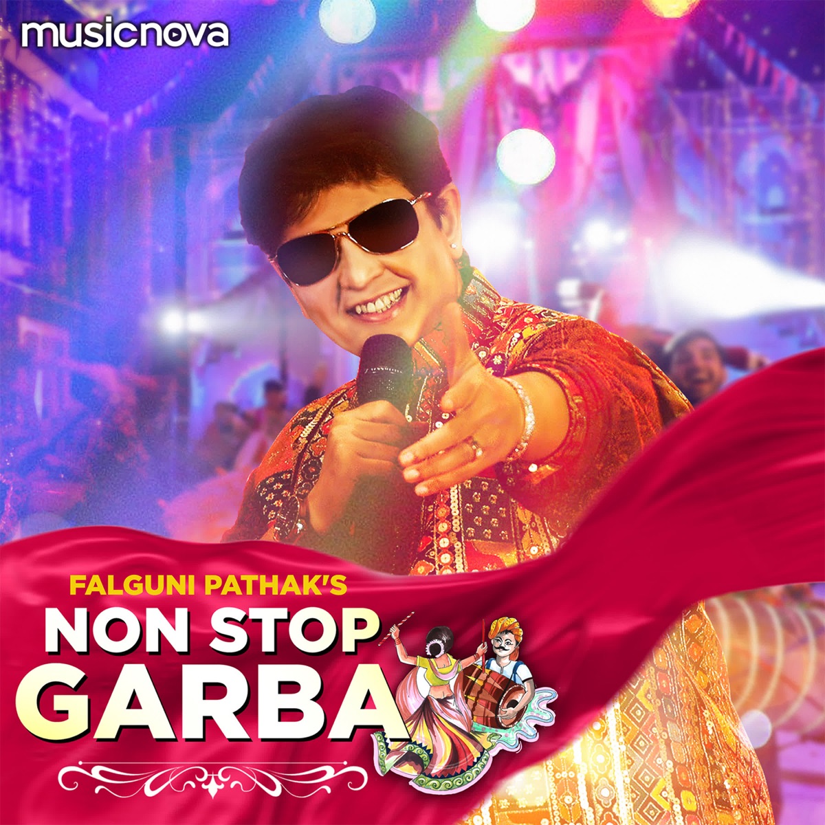 Non Stop Garba by Falguni Pathak by Falguni Pathak & Tushaar Trivedi album cover