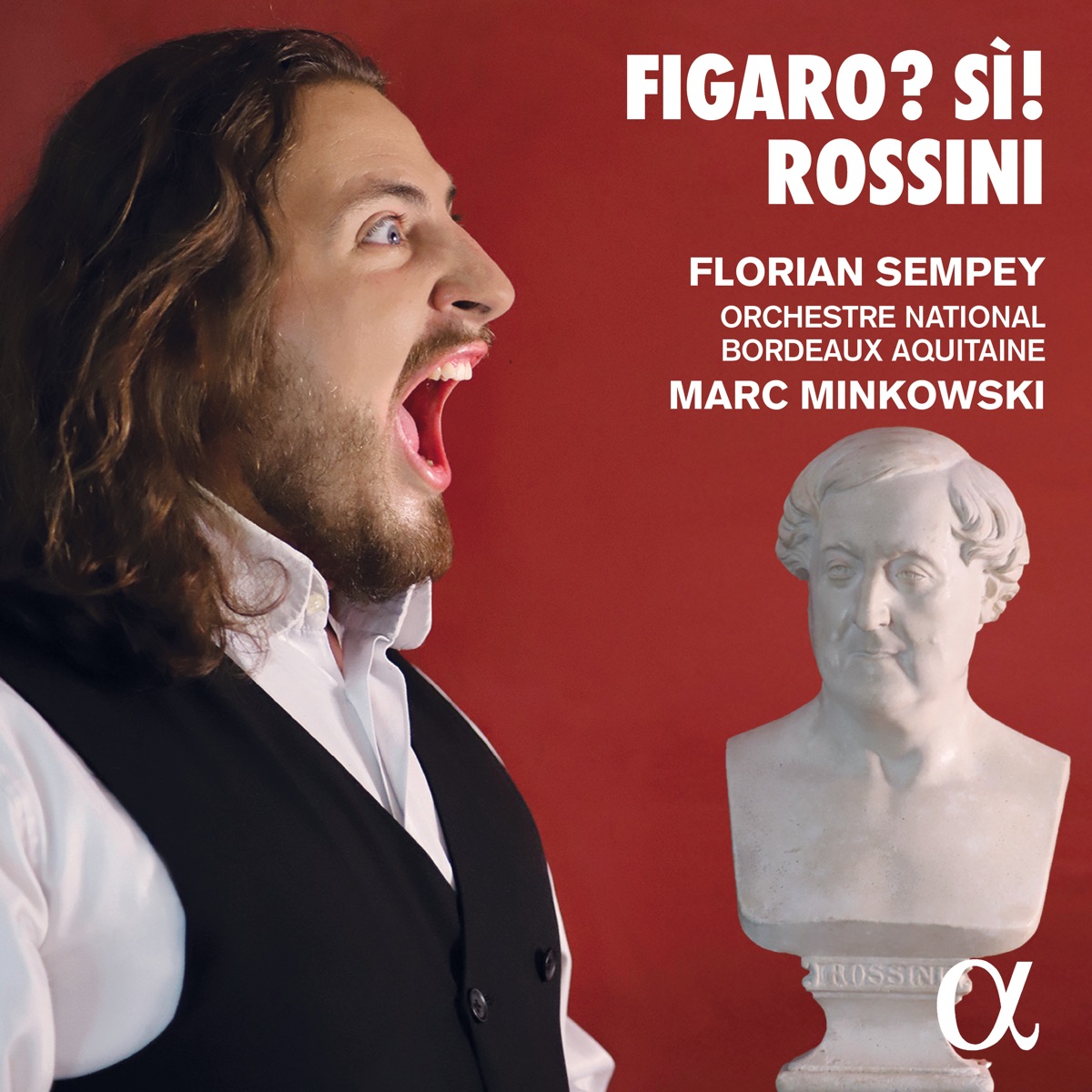 Rossini: Figaro? Sì! by Florian Sempey, Orchestre National Bordeaux Aquitaine & Marc Minkowski album cover