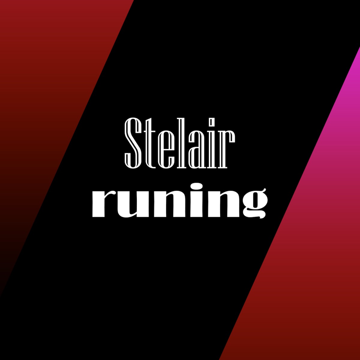 Runing - Single by Stelair album cover
