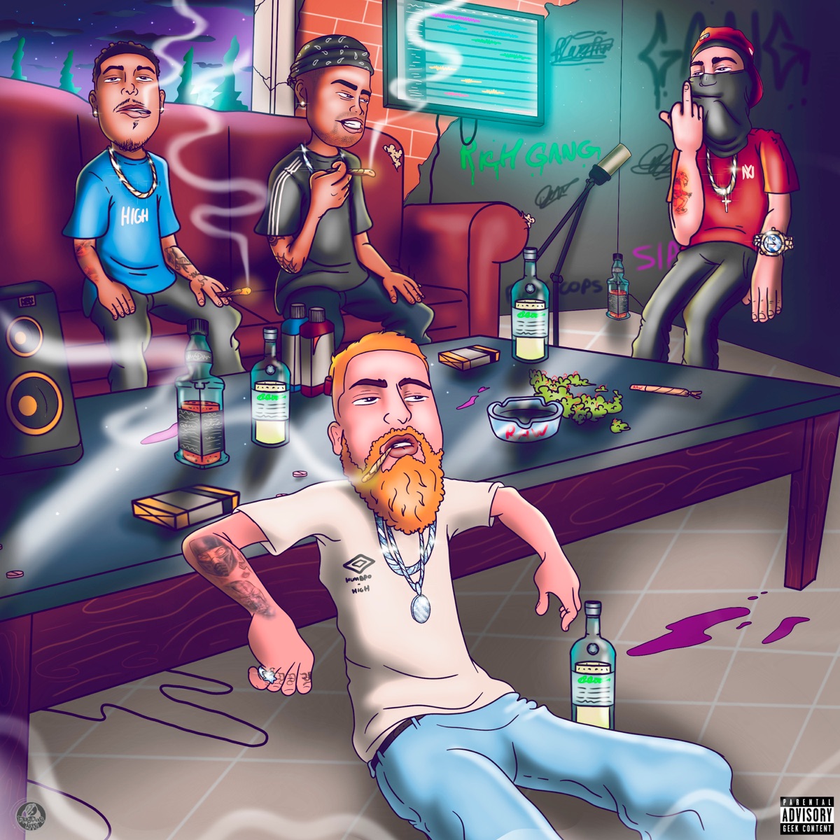 Cash (feat. T.rob) - Single by P4CO, TheRich & JV$B album cover